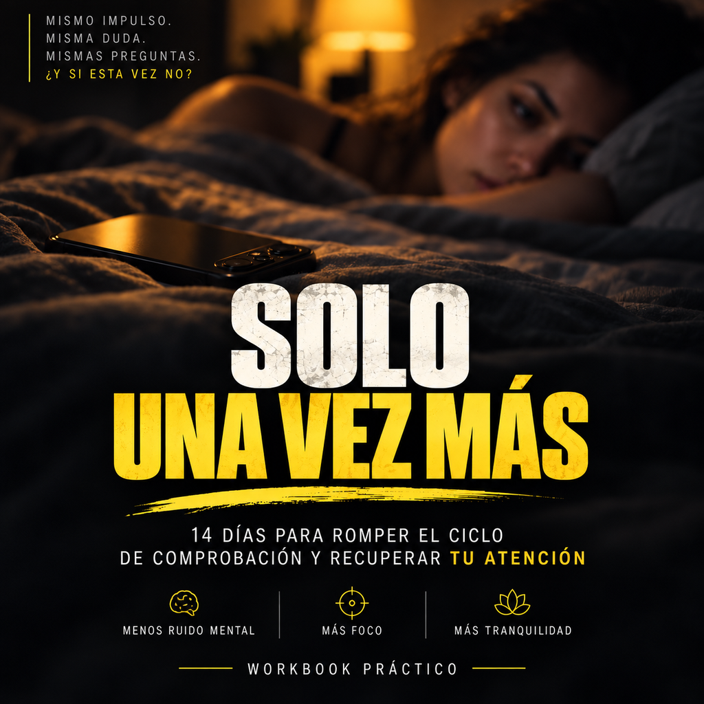 Portada del workbook SOLO UNA VEZ MÁS — 14 días para romper el ciclo de comprobación